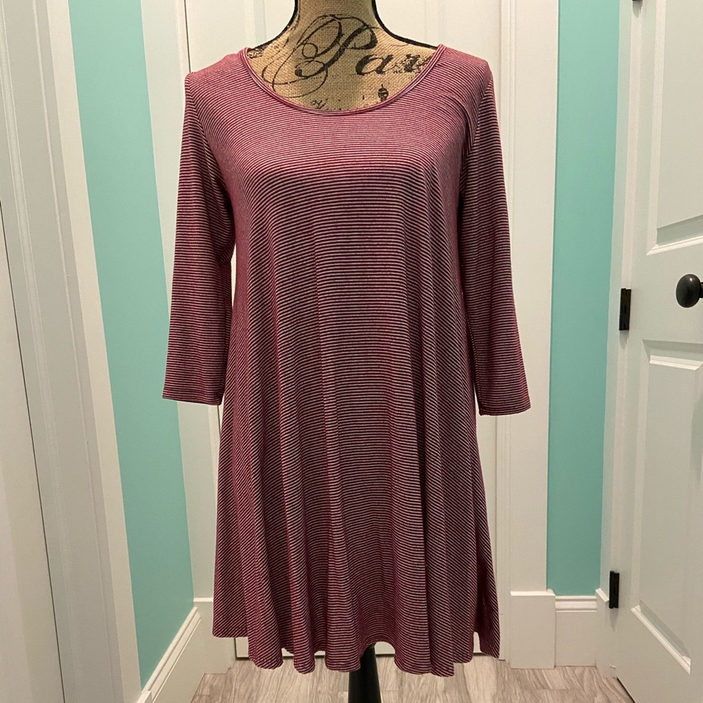 Striped t-shirt dress